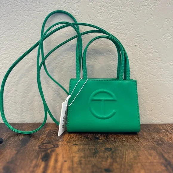 NEW Telfar Greenscreen Small Shopping Bag - Picture 6 of 10